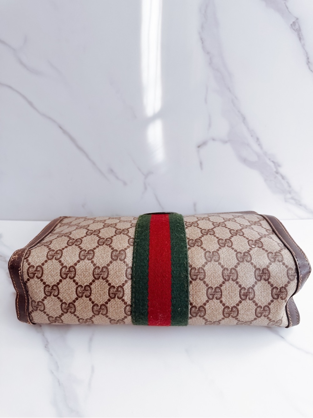 GUCCI GG Ophidia Sherry line clutch as crossbody bag ❤️💚 - Picture 4 of 12